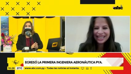 María Rivas, la primera ingeniera aeronáutica paraguaya