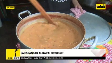 Hoy comemos el tradicional jopará para espantar al Karai Octubre