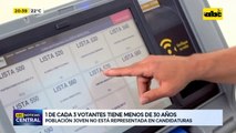 1 de cada 3 votantes tiene menos de 30 años