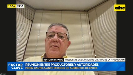 Reunión entre productores y autoridades