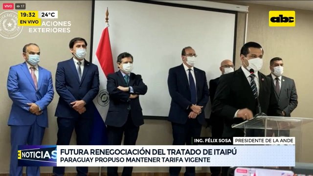 Autoridades de Paraguay y el Canciller de Brasil hablan sobre el Tratado de Itaipú