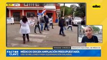 Médicos exigen ampliación presupuestaria