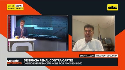 Denuncia penal contra Horacio Cartes