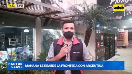 Mañana se reabre la frontera con Argentina