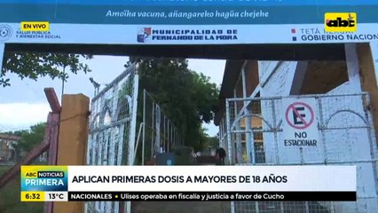 Desde hoy aplican dosis a todos los mayores de 18 años