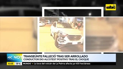 Transeúnte falleció tras ser arrollado en la Transchaco