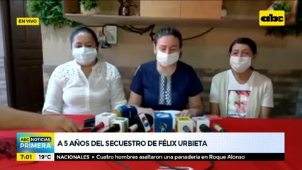 A 5 años del secuestro de Félix Urbieta, su familia sigue exigiendo respuestas a las autoridades