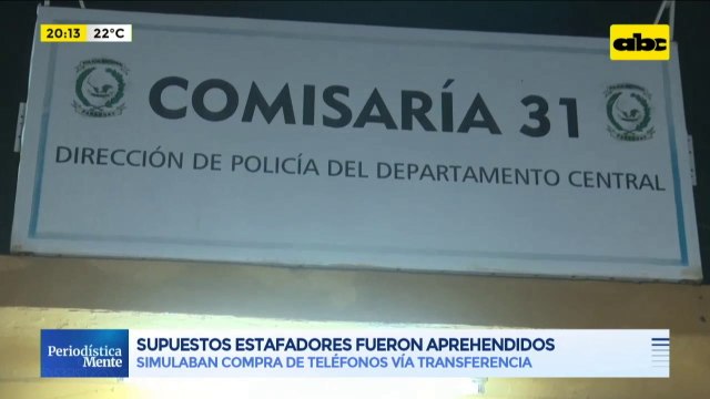 Supuestos estafadores fueron aprehendidos
