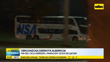 Tras la vergonzosa derrota en La Paz, la Albirroja llegó al país durante la madrugada