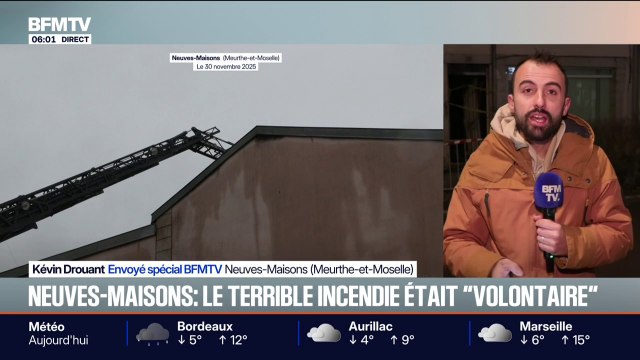 Meurthe-et-Moselle: l'incendie qui a fait cinq morts à Neuves-Maisons est d'origine volontaire