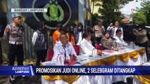 Promosikan judi online, 2 selebgram ditangkap!