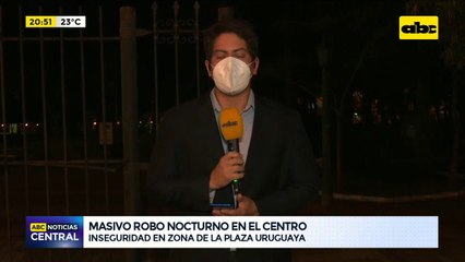 Microcentro de Asunción: Masivo robo nocturno y sin iluminación