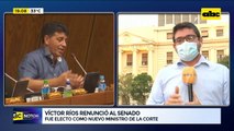 Parlamentarios de diferentes bancadas reaccionan tras elección de Víctor Ríos como Ministro de CSJ