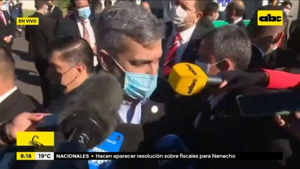 Mario Abdo analizará candidatura a presidencia de la ANR y afirma que “va a ganar pero no va a ejercer”