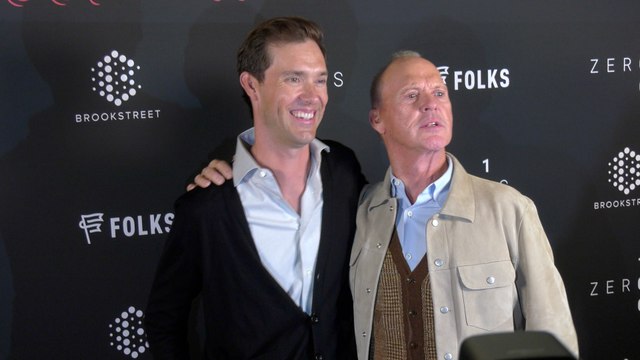 Sean Douglas and Michael Keaton Douglas attend the red carpet for the special screening of Sweetwater in Los Angeles