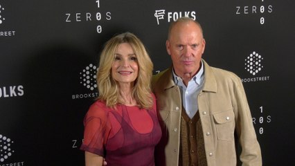 Kyra Sedgwick and Michael Keaton Douglas attend the red carpet for the special screening of "Sweetwater" in Los Angeles