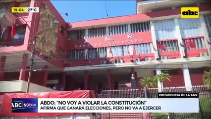 Abdo Benítez afirma que ganará las elecciones, pero no va ejercer