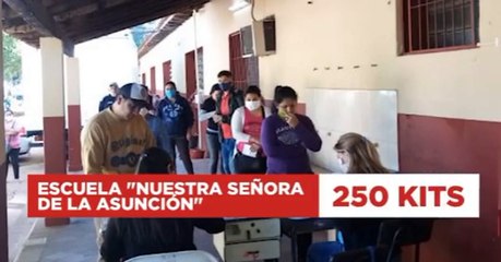 Nenecho difunde video de entrega de alimentos