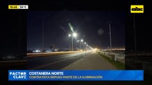 Reponen iluminación en la Costanera Norte de Asunción