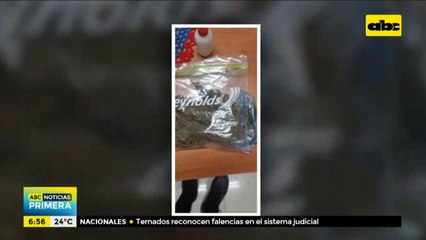 Detienen a joven con marihuana en Loma Pytâ