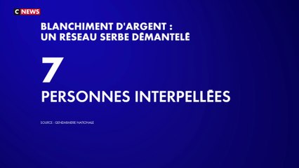 Blanchiment d'argent : un réseau criminel serbe démantelé