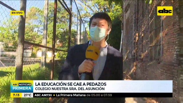 Colegio Nuestra Señora de Asunción, abandonado y en pésimas condiciones