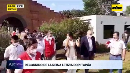 Recorrido De La Reina Letizia Por Itapua
