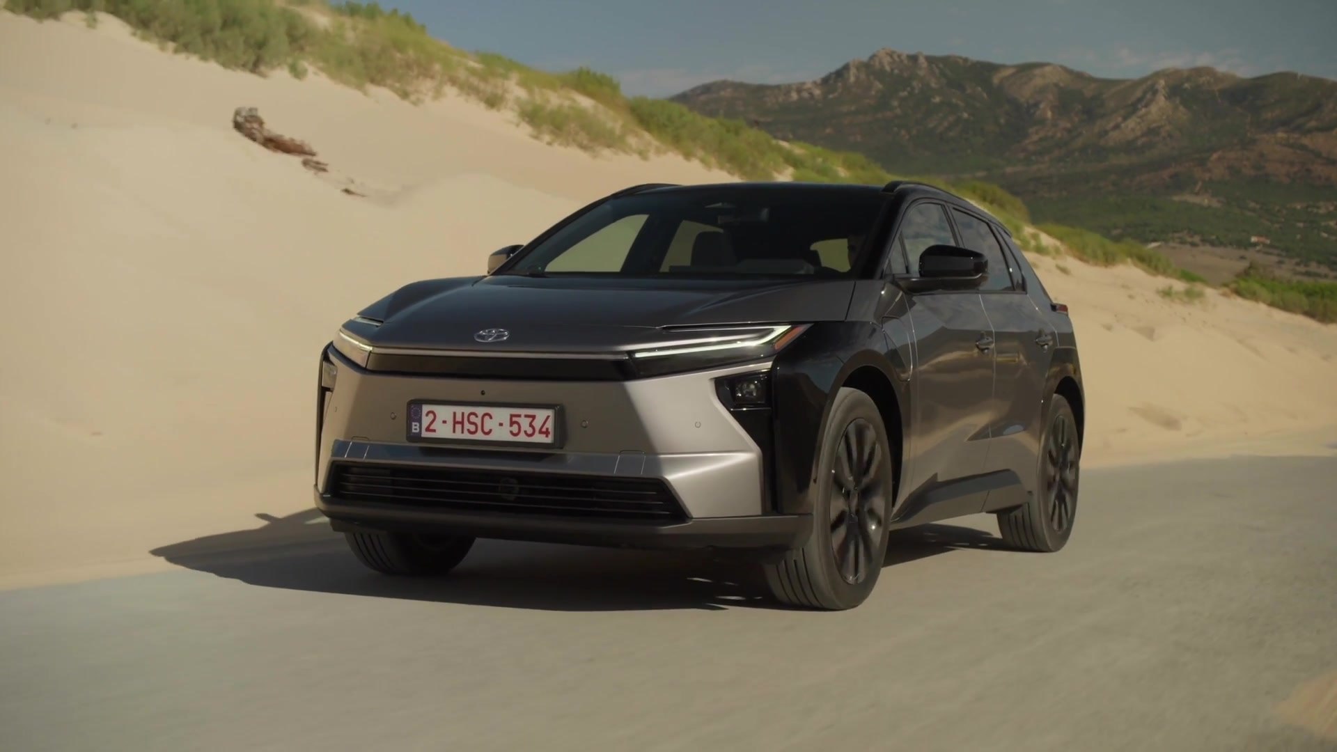 ⁣2026 Toyota bZ4X AWD in Precious Metal Driving Video