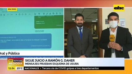 Mensajes prueban esquema de usura de Ramón González Daher