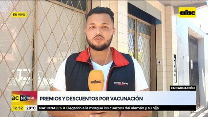 Premios y descuentos por vacunación en Encarnación