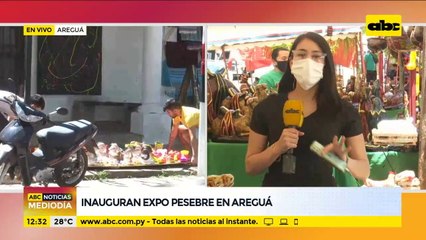 Inauguran Expo Pesebre en Areguá