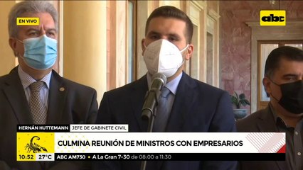 Reunión Entre Ministros Y Empresarios