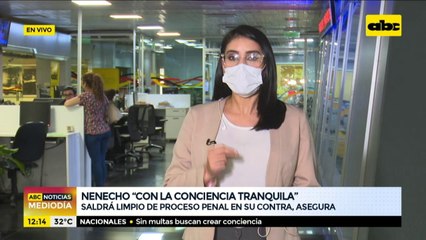Nenecho, "con la conciencia tranquila" y seguro de que saldrá limpio del proceso penal en su contra