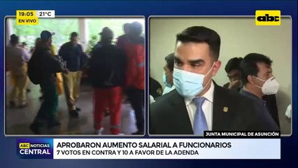 Aprobaron aumento salarial a funcionarios de la Municipalidad de Asunción