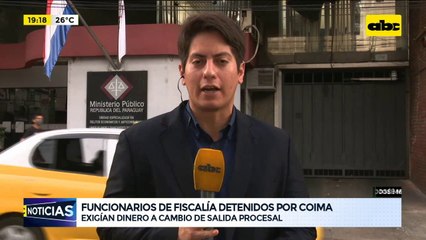 Funcionarios de fiscalía detenidos por presunto pedido de coima