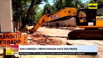 San Lorenzo: obra parada hace más de seis meses