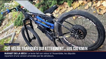 À Marseille, la police intercepte un livreur de drogues à vélo qui roulait à 138km/h