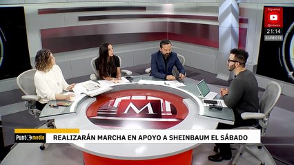 Análisis: Marcha en apoyo a Sheinbaum y salida de Gertz Manero de la Fiscalía | Punto Medio