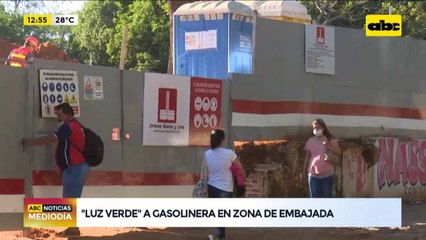 "Luz verde" a gasolinera en zona de la Embajada de Estados Unidos