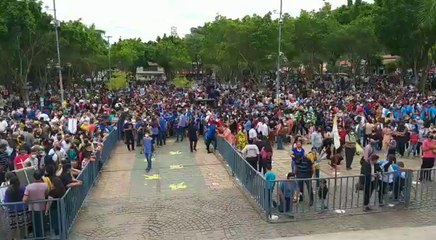 Novenario: Aglomeración en misa de Caacupé