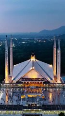 Beautiful View Of Faisal Mosque Islamabad