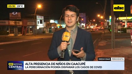 Alta presencia de niños en el primer día de novenario en Caacupé