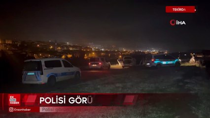Tekirdağ'da polisi görünce elindeki silahla tarlaya girerek kaçan şahıs yakalandı