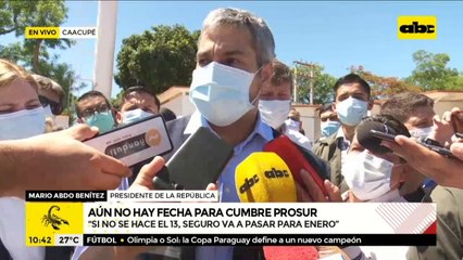 Mario Abdo anuncia reducción del precio del combustible de Petropar desde el 10 de diciembre