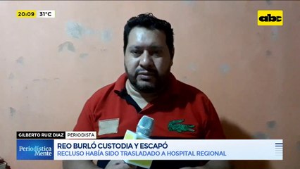 Recluso Se Fugó De Hospital Regional De Pjc