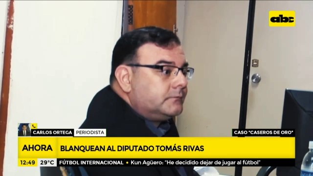 Blanquean al diputado Tomás Rivas en el caso Caseros de Oro
