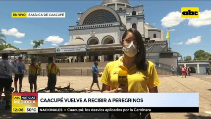 Caacupé vuelve a recibir a peregrinos