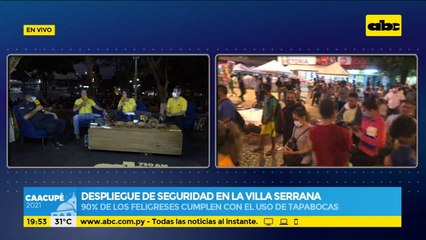 Caacupé 2021: Operativo seguridad ante peregrinación