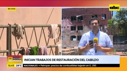 Inician trabajos de restauración del Cabildo