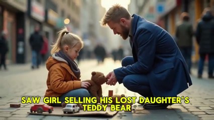 Millionaire Finds Girl Selling His Lost Daughter’s Teddy Bear | Heart Touching Emotional Story